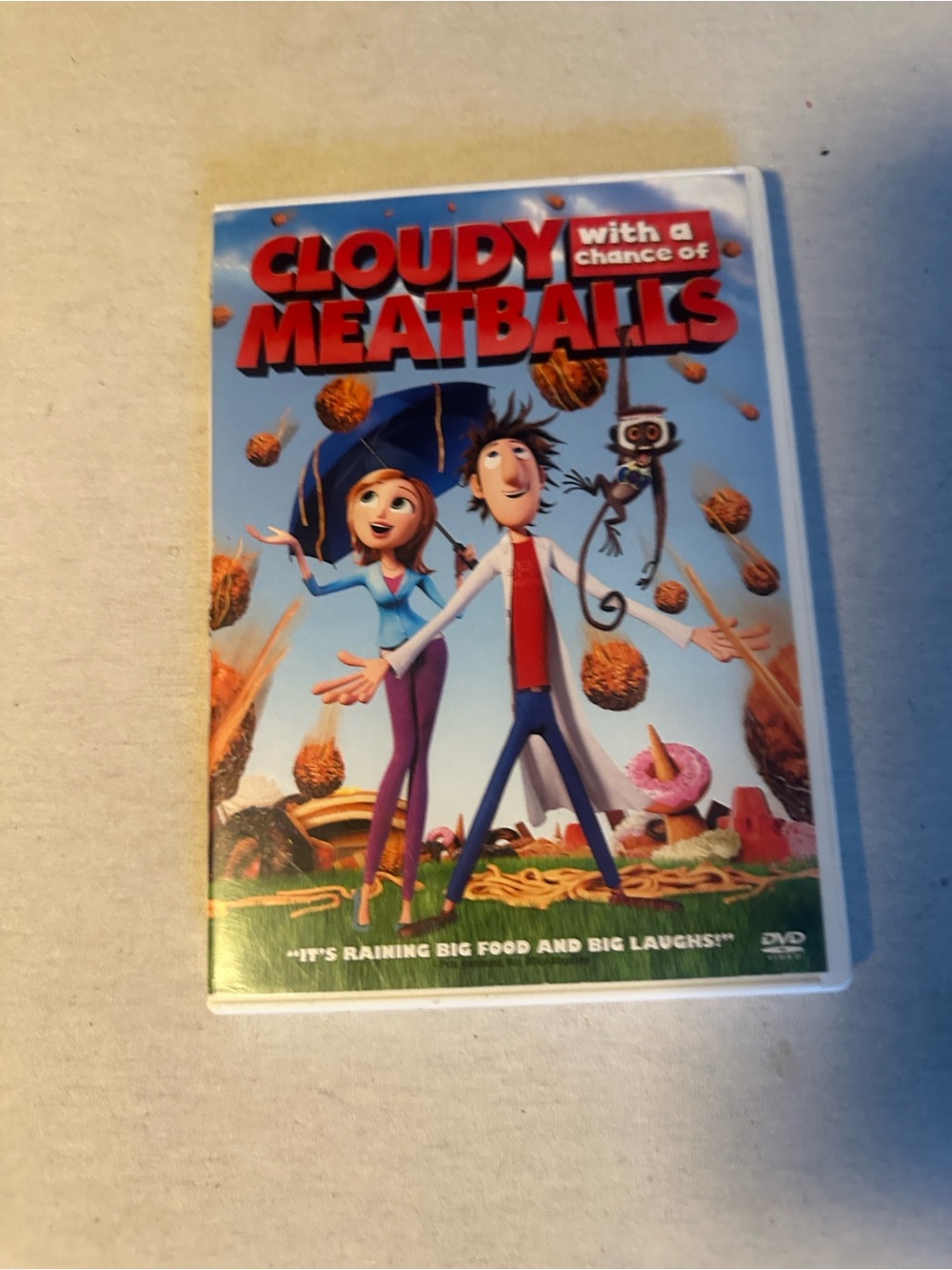Vintage Collectible Cloudy with a Chance of Meatballs DVD - Bright Blue Cover